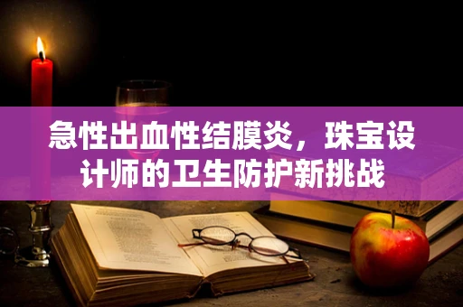 急性出血性结膜炎，珠宝设计师的卫生防护新挑战